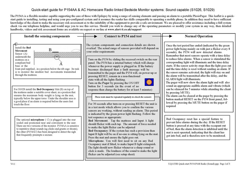 Alert-it S1026 User manual