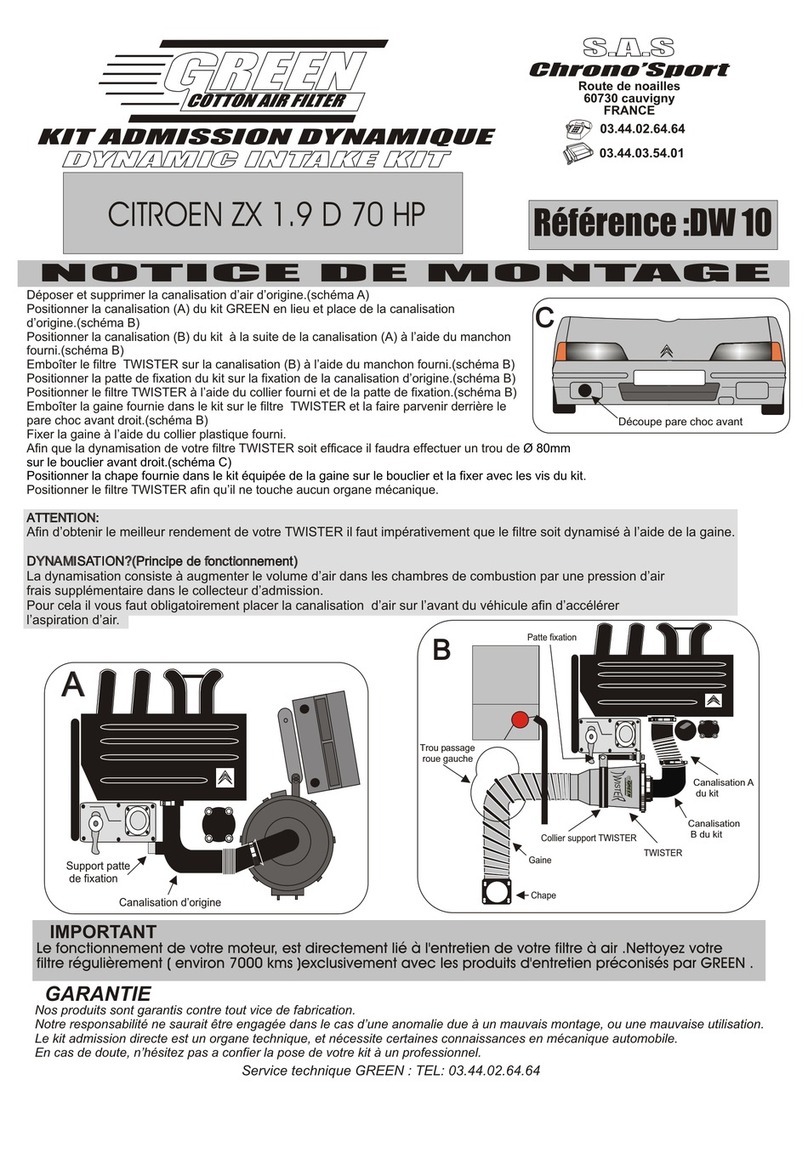 Green DW 10 manual