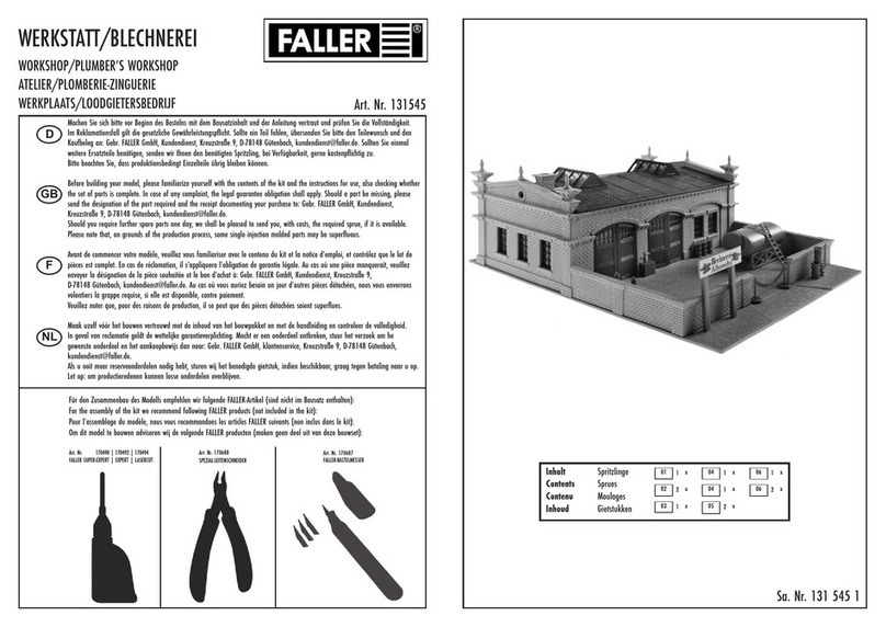Faller 131545 User manual