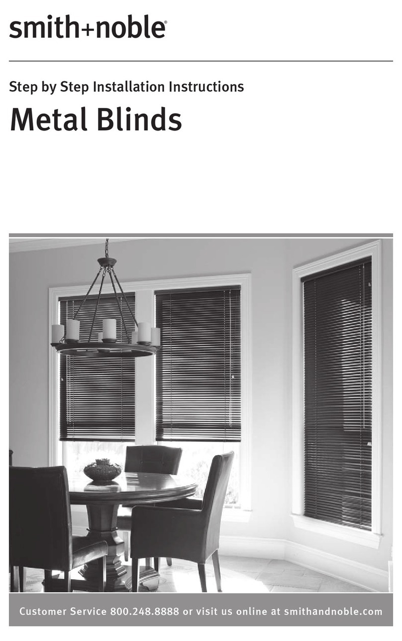 Smith & Noble Metal Blinds Step by step installation instructions