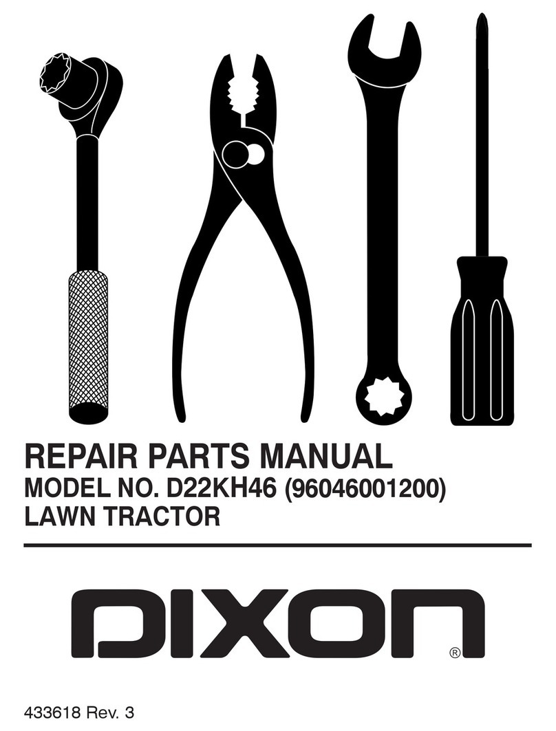 Dixon D22KH46 Repair parts manual
