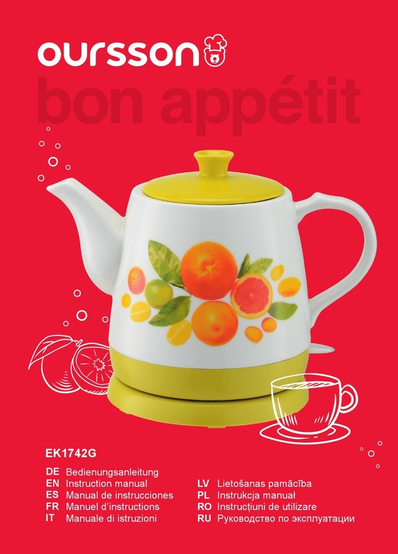 Oursson EK1742G User manual