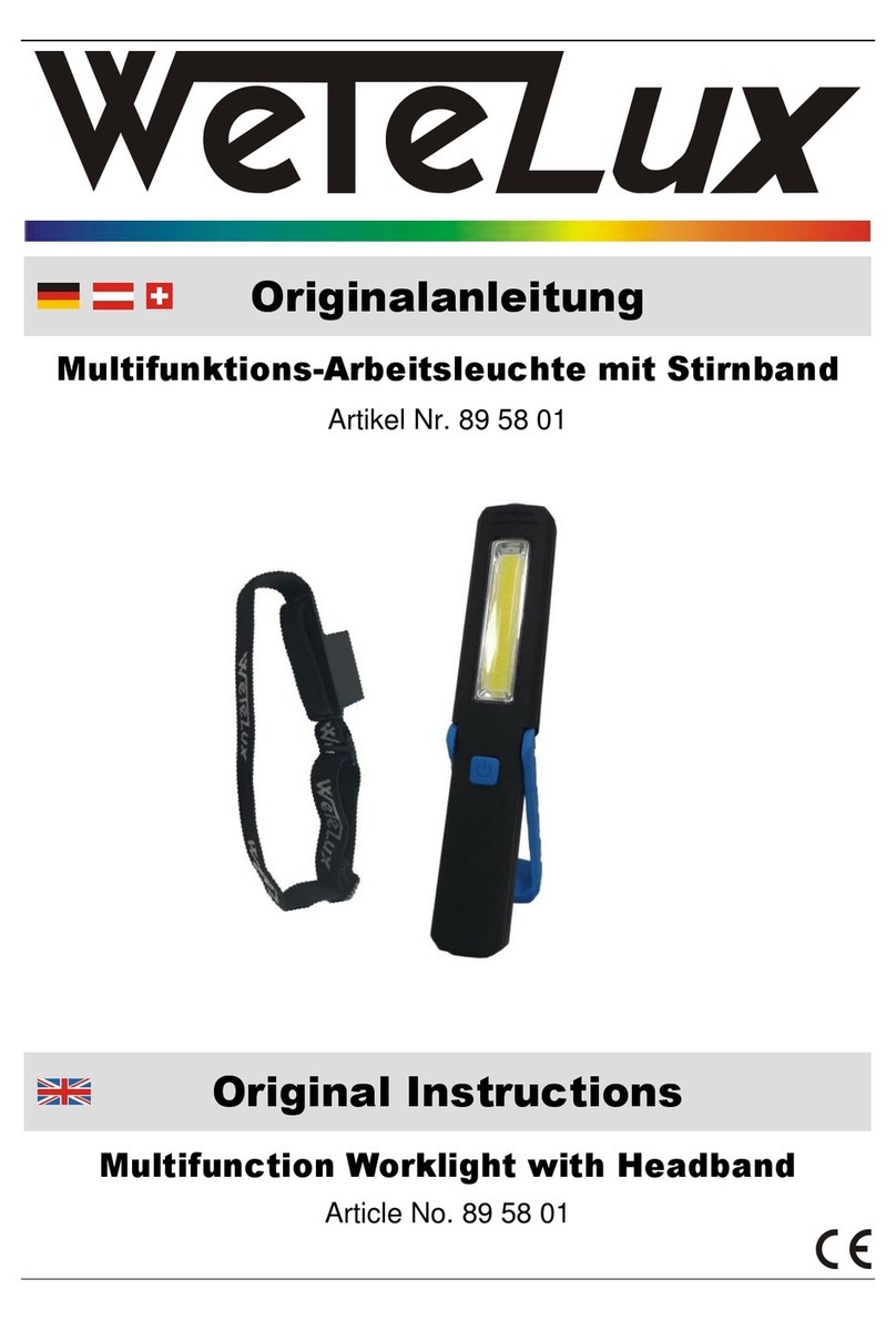 Wetelux 89 58 01 User manual