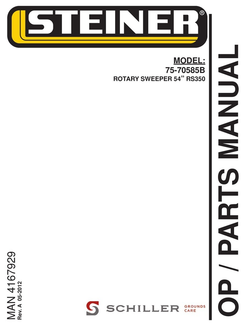 Schiller Grounds Care STEINER 75-70585B Owner's/operator's manual Schiller Grounds Care STEINER 75-70585B Owner's/operator's manual