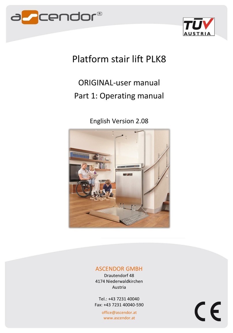 Ascendor PLK8 Product information sheet