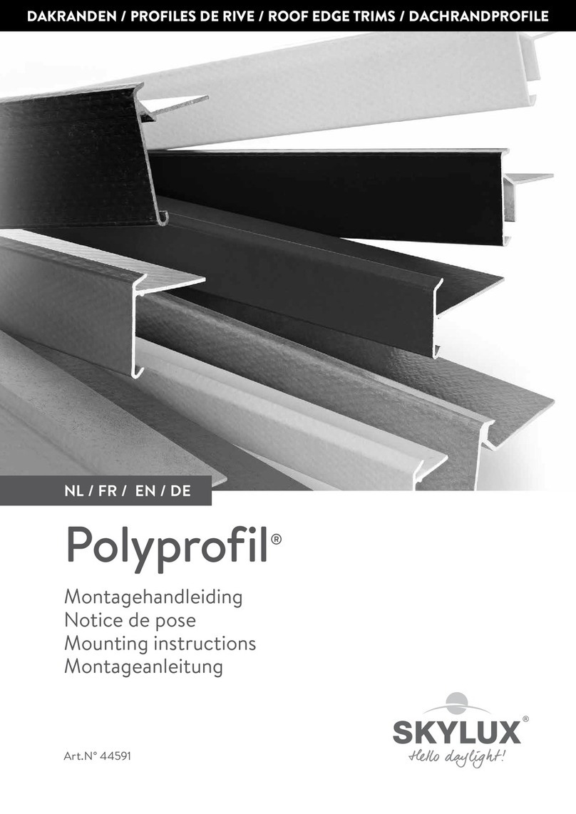 SKYLUX Polyprofil Mounting instructions
