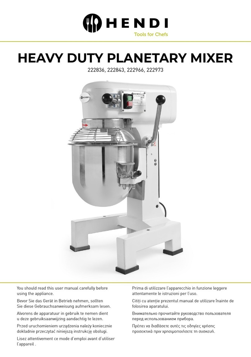 Hendi Kitchen Line 222836 user manual