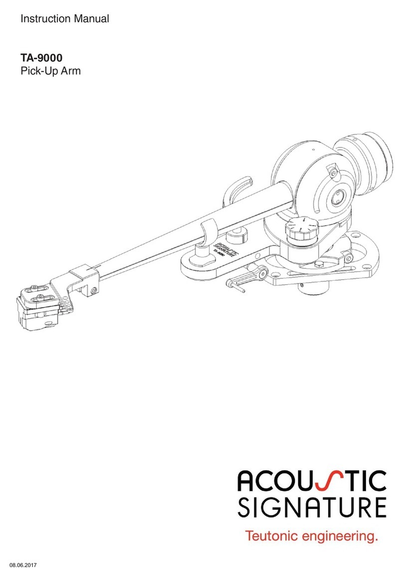 Acoustic Signature TA-9000 instruction manual