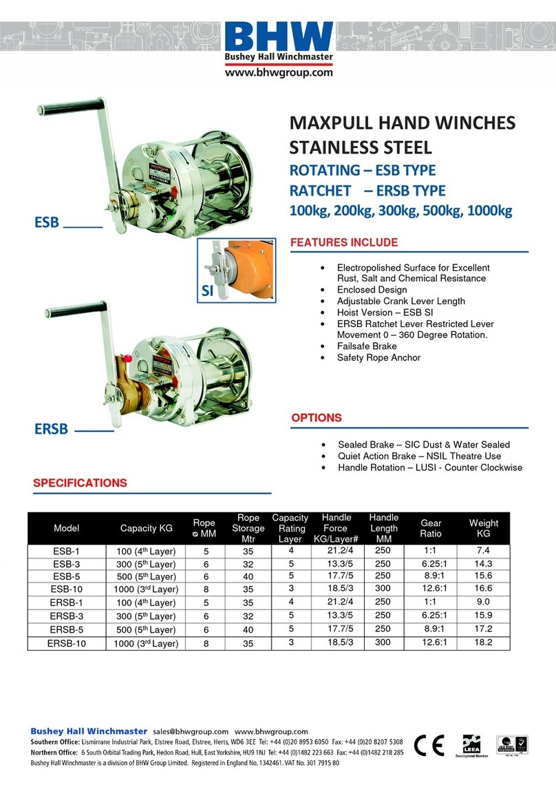 BHW ESB-1 User manual