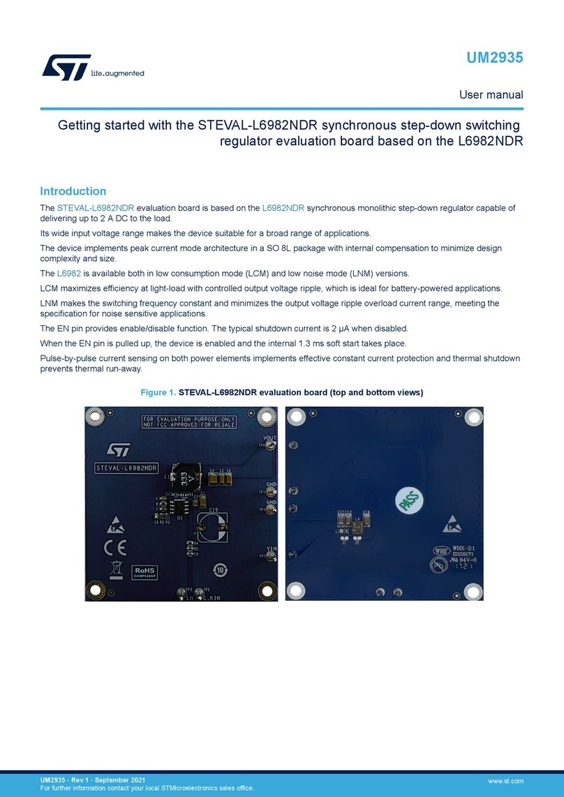 ST STEVAL-L6982NDR User manual