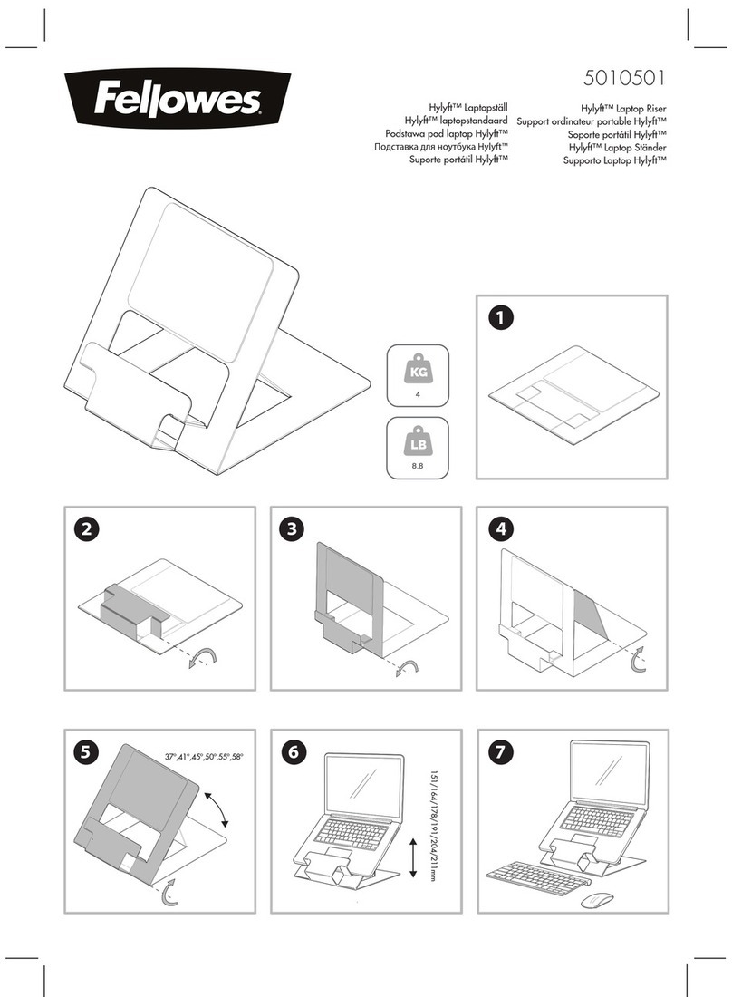 Fellowes Hylyft 5010501 quick start guide