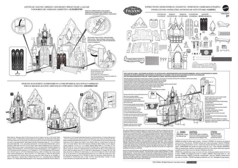 Mattel Frozen User manual