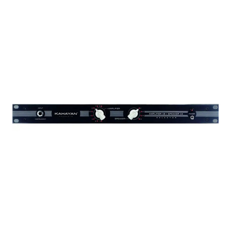 KAHAYAN Proaudio 8x4 MIDI Selector Operator's manual