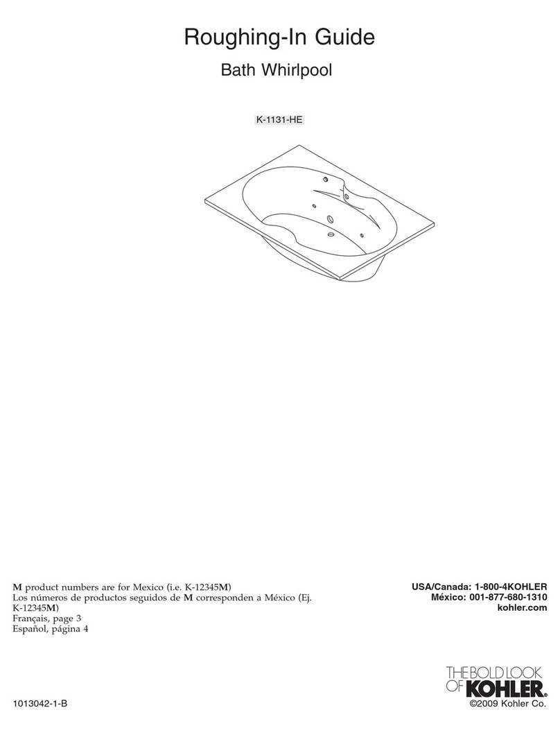 Kohler K-1131-HE Quick start guide Kohler K-1131-HE Quick start guide