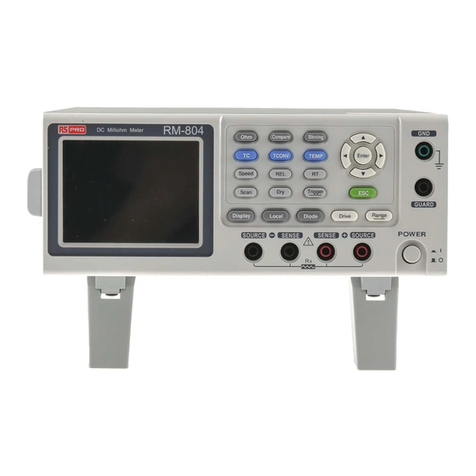 RS PRO RM-804 instruction manual