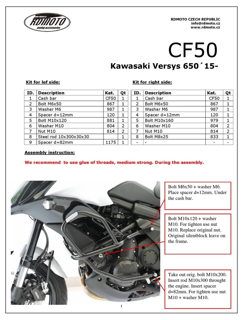 RDMOTO CF50 User manual