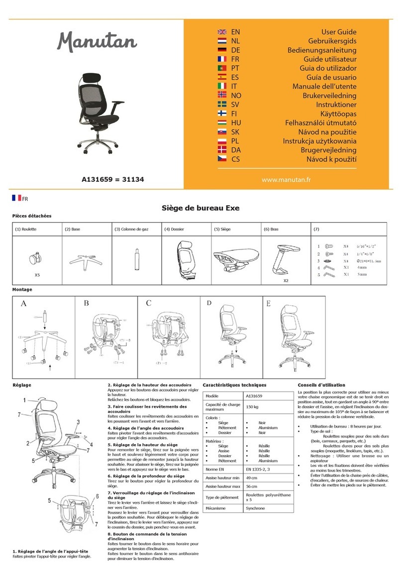 Manutan A131659 user guide