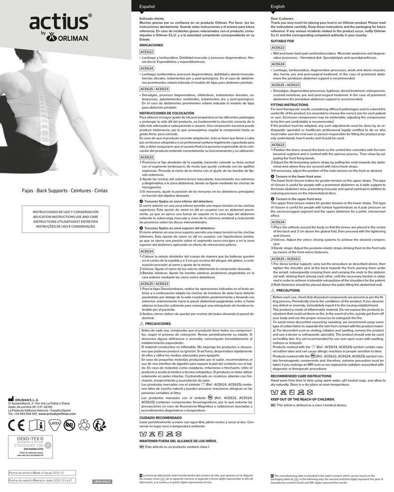 Orliman Actius Assembly instructions