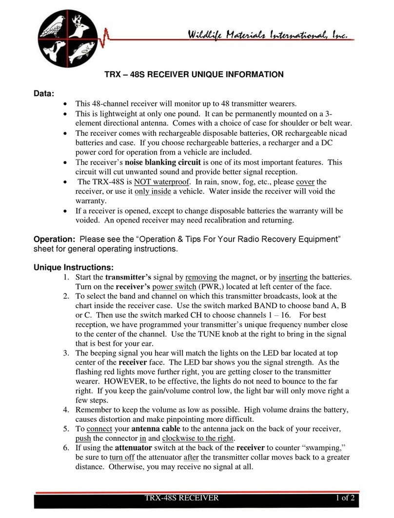 Wildlife Materials International TRX-48S Information Wildlife Materials International TRX-48S Information