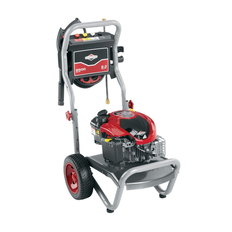 Briggs & Stratton 2500 MAX PSI Quick setup guide
