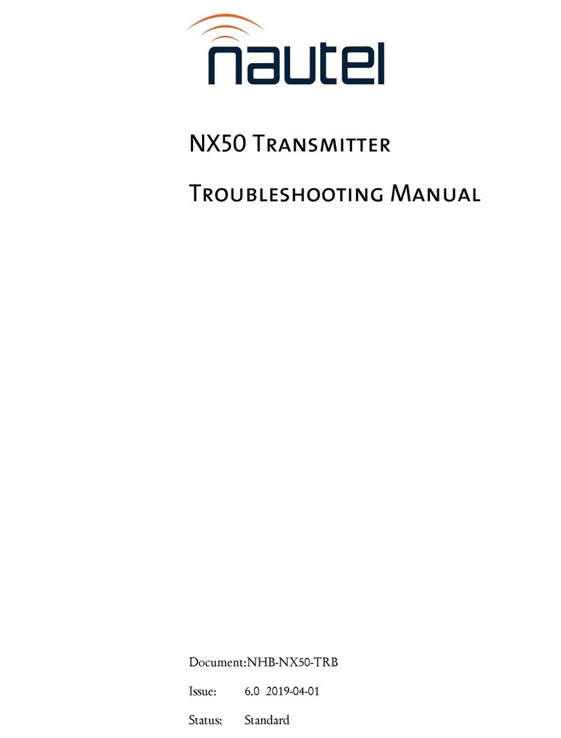 Nautel NX50 troubleshooting manual Nautel NX50 troubleshooting manual