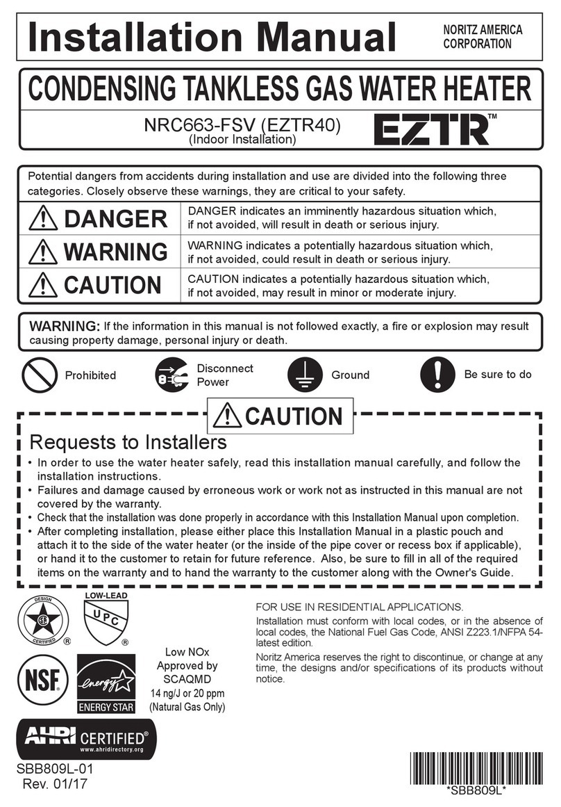 NORITZ AMERICA NRC663-FSV installation manual