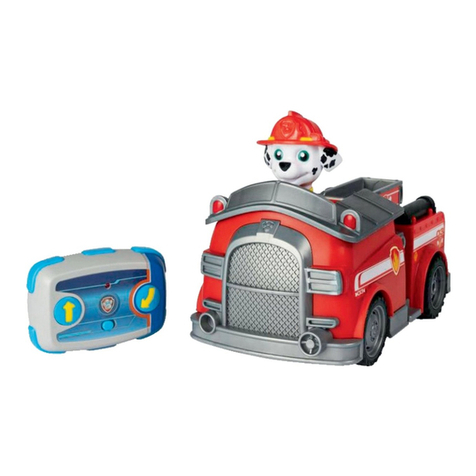 Nickelodeon Paw Patrol Marshall RC Fire Truck User instruction guide