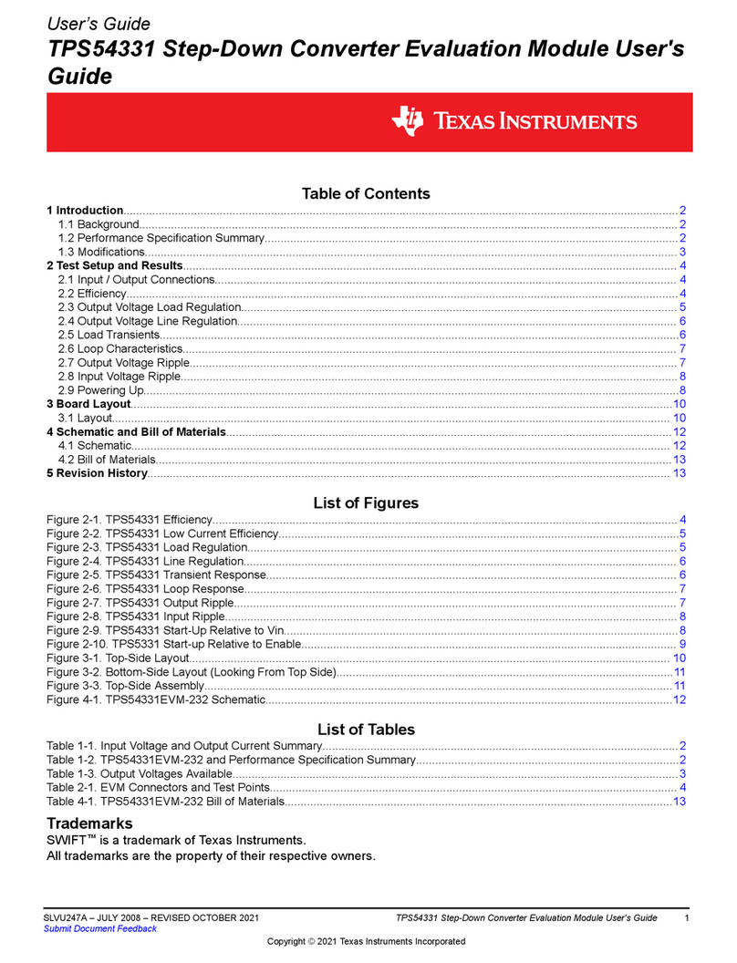 Texas Instruments TPS54331 User manual