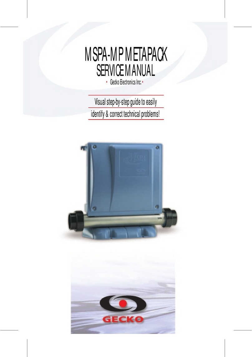 Gecko MSPA-MP METAPAC Service manual