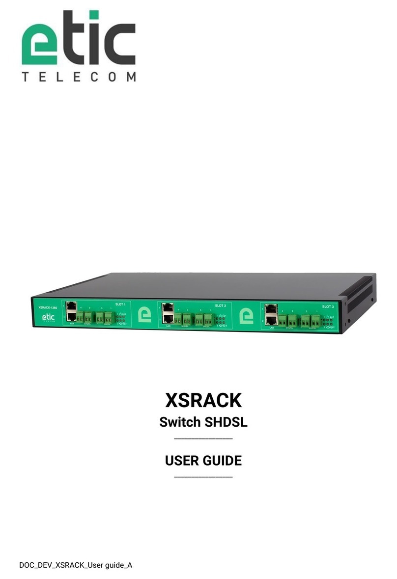 Etic Telecom XSRACK user guide