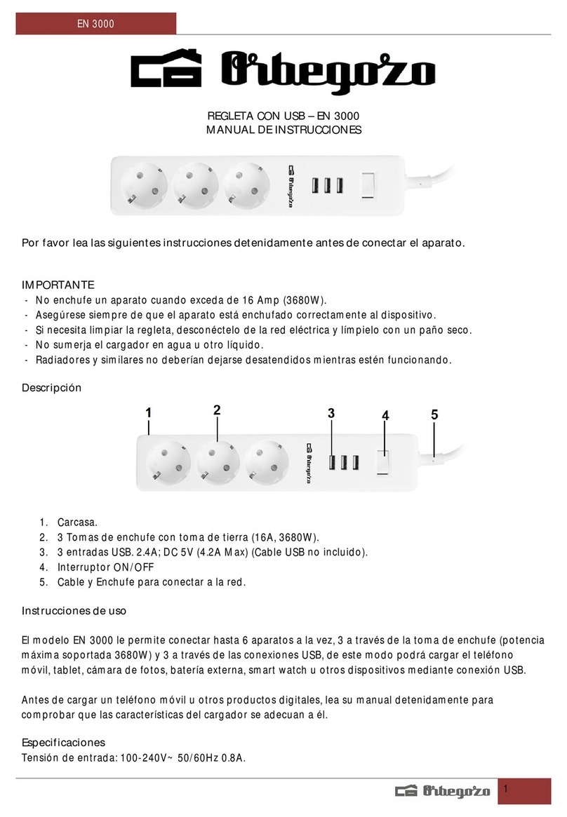Orbegozo EN 3000 instruction manual