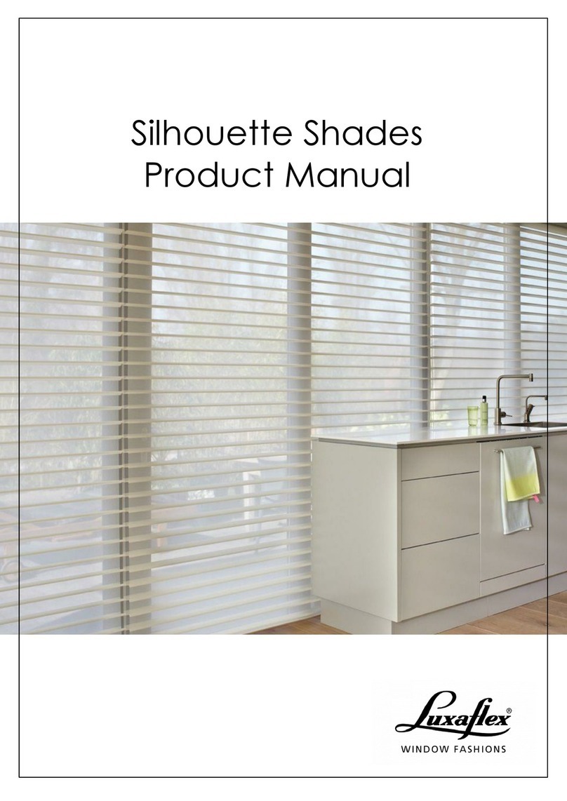 LuxaFlex Silhouette Shades User manual