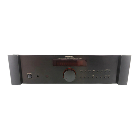 Rotel RC-1090 User manual Rotel RC-1090 User manual