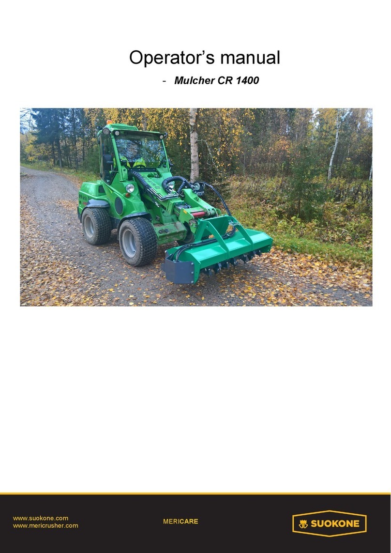 Suokone CR 1400 Operator's manual