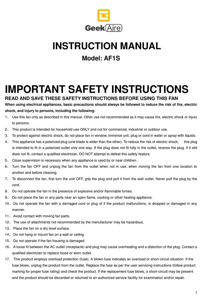 Geek Aire AF1S User manual