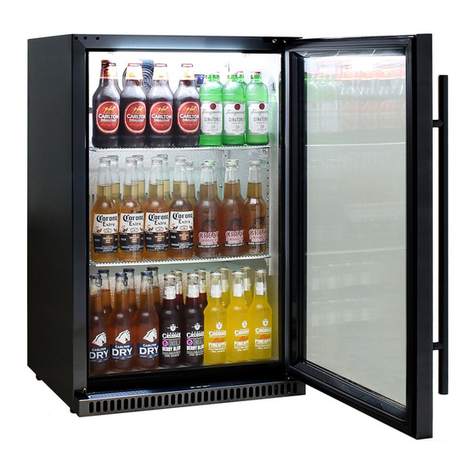 Winning appliances BAR FRIDGES SK118L-B Operation manual