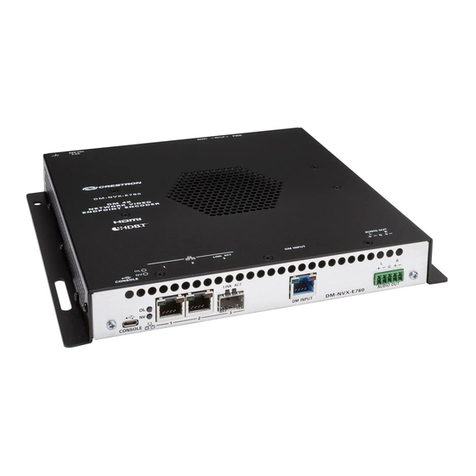 Crestron DM-NVX-E760 User manual