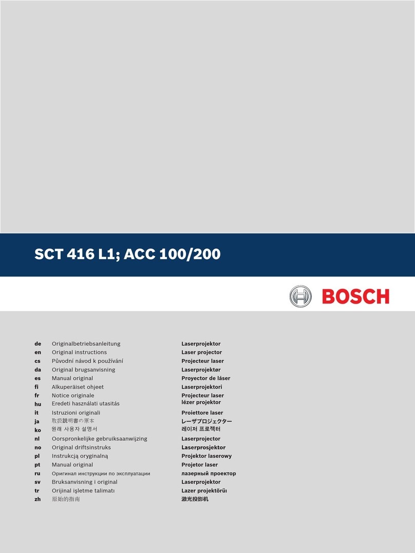 Bosch SCT 416 L1 User manual