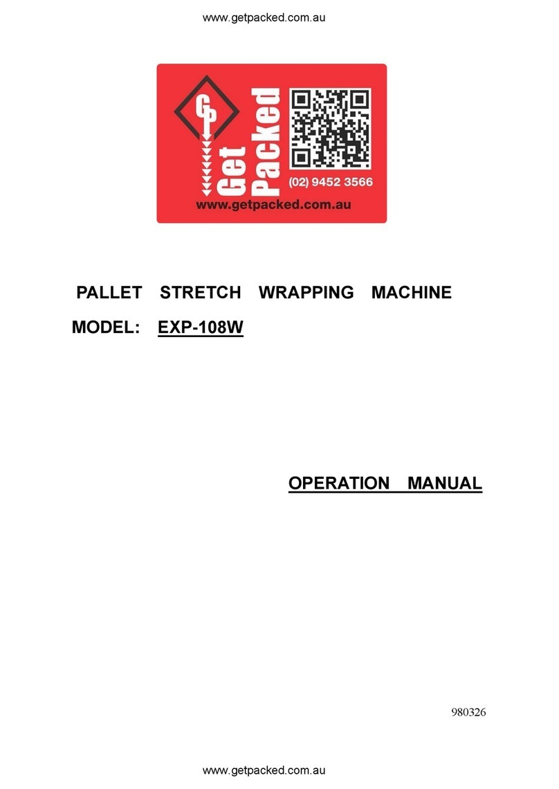 Get Packed EXP-108W Operation manual Get Packed EXP-108W Operation manual