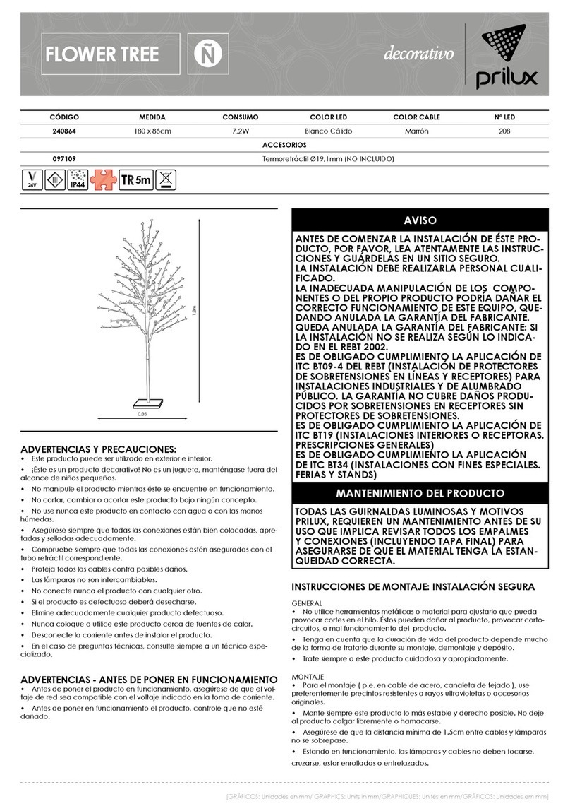 Prilux Decorativo FLOWER TREE manual