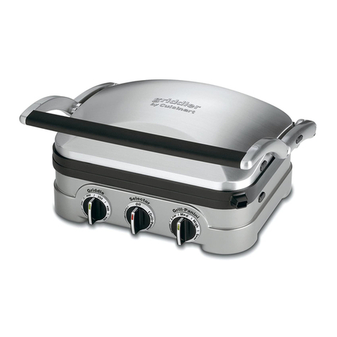 Cuisinart GRIDDLER User manual