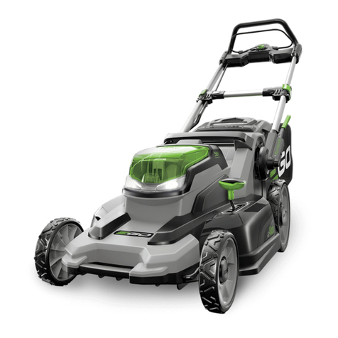 EGO LM2000E Power+ Mower User manual
