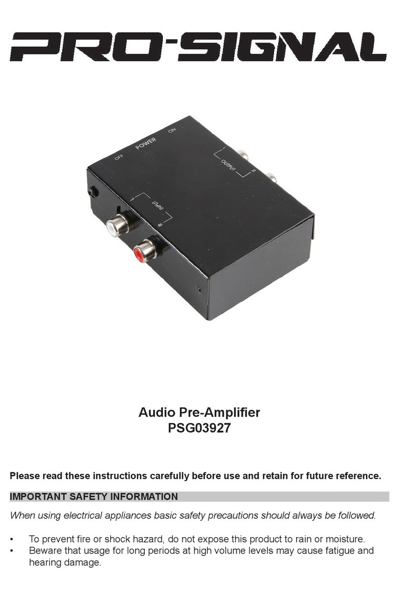 PRO SIGNAL PSG03927 quick start guide