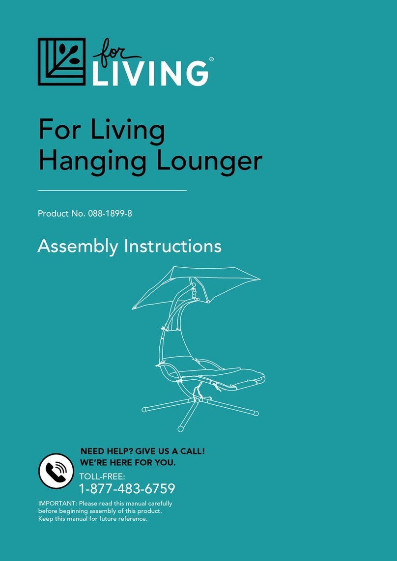 for Living 088-1899-8 Assembly instructions