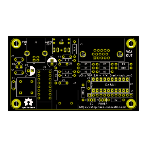 Itaca Innovation uChip simple VGA console manual Itaca Innovation uChip simple VGA console manual