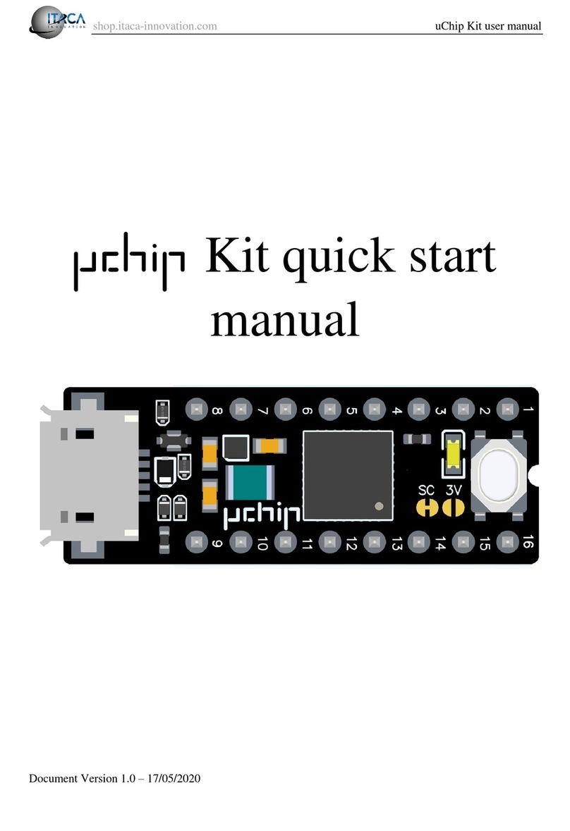 Itaca Innovation uChip Instruction manual