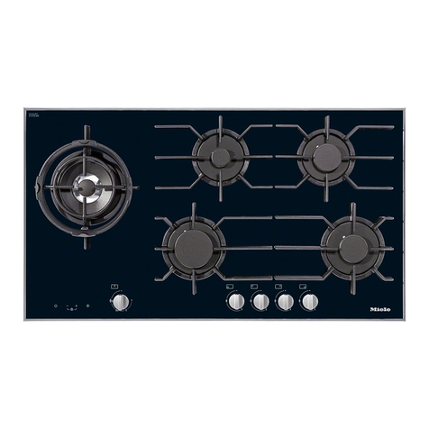 Miele KM 3034-1 installation manual