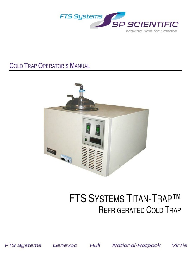 SP Scientific FTS SYSTEMS TITAN-TRAP Operator's manual