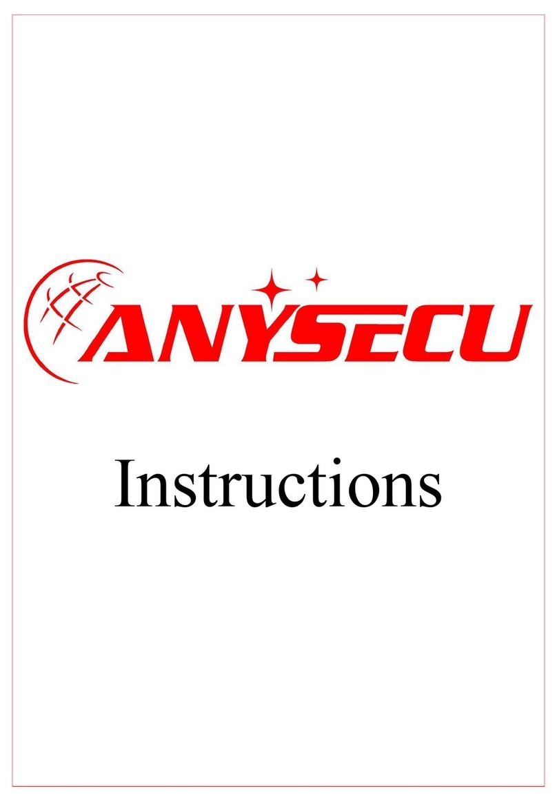 Anysecu HD810 instructions