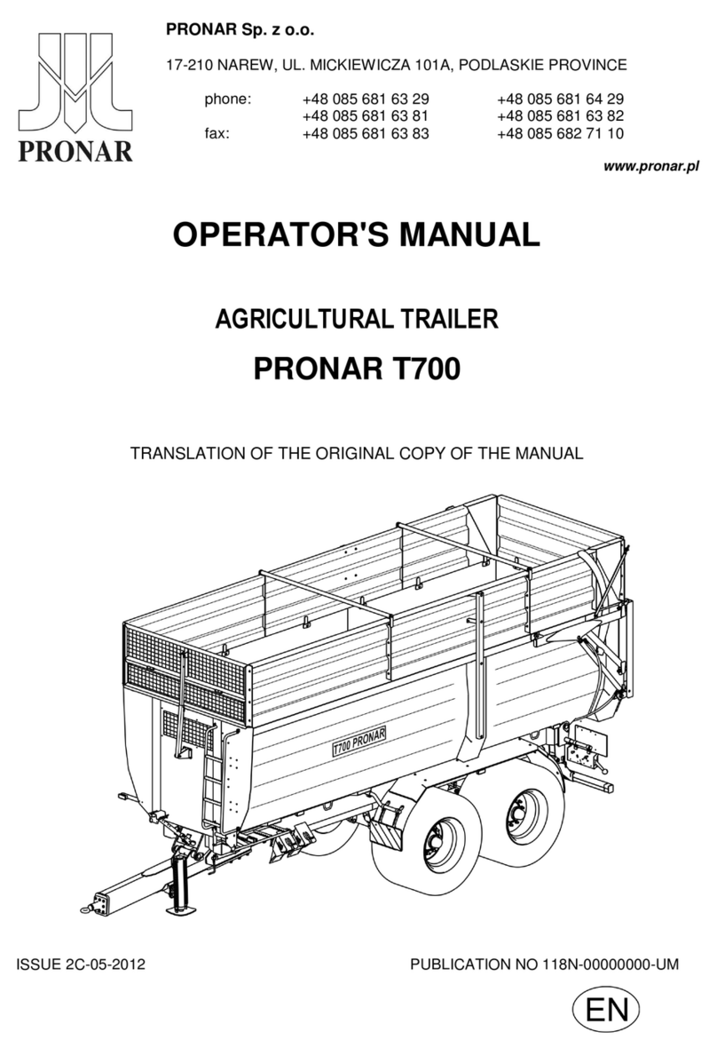 PRONAR PRONAR T700 Operator's manual